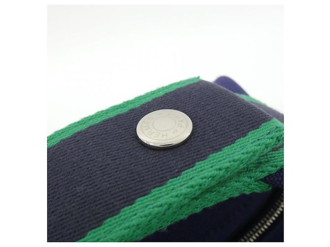 Hermès Pochette borsa Hermes Bride à Black PM Blu - vista 6