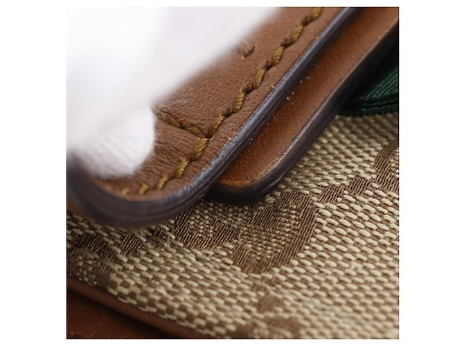 Borsa Tote Gucci Sherry Line Marrone - vista 13