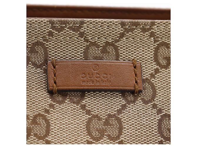 Borsa Tote Gucci Sherry Line Marrone - vista 19