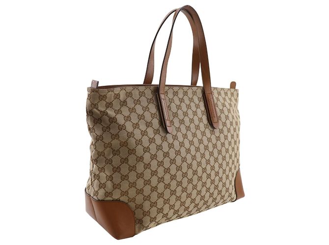 Borsa Tote Gucci Sherry Line Marrone - vista 3