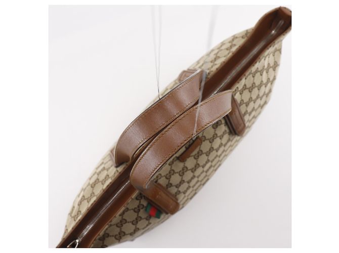 Borsa Tote Gucci Sherry Line Marrone - vista 5