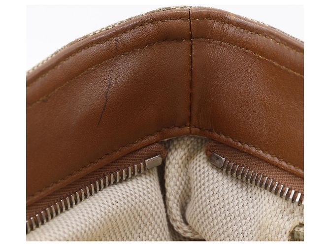 Borsa Tote Gucci Sherry Line Marrone - vista 8