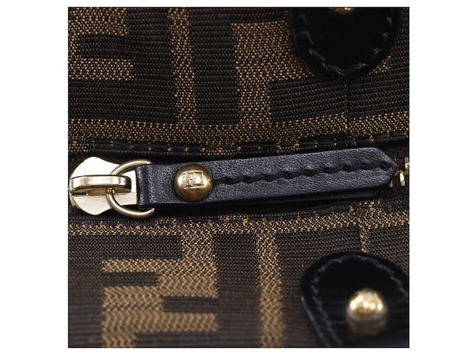 Fendi Zucca Leopard Tote Bag Braun - Ansicht 11
