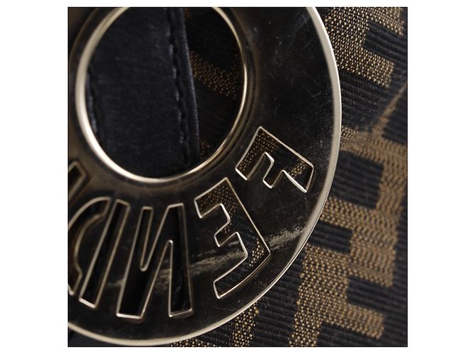 Fendi Zucca Leopard Tote Bag Braun - Ansicht 17