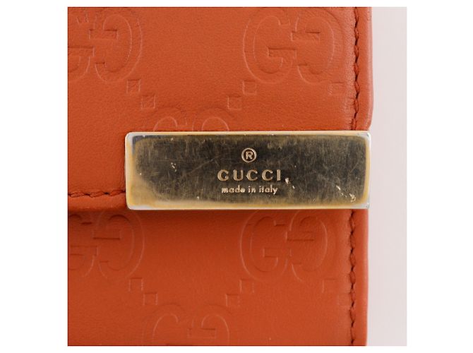 Gucci GG Präge-Chain-Wallet Orange - Ansicht 14