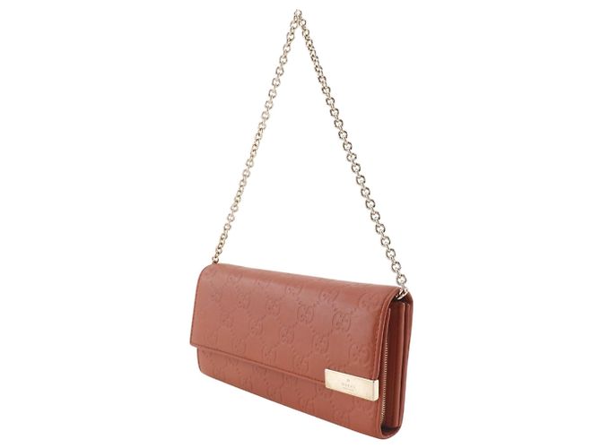 Gucci GG Präge-Chain-Wallet Orange - Ansicht 2