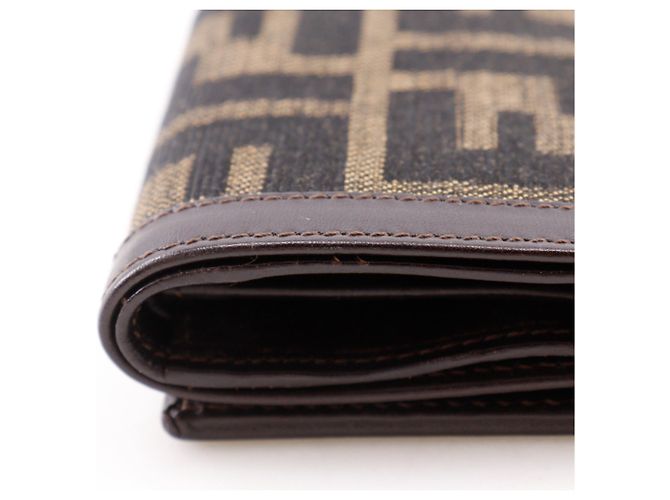 Fendi Zucca Tri-fold Wallet Braun - Ansicht 14