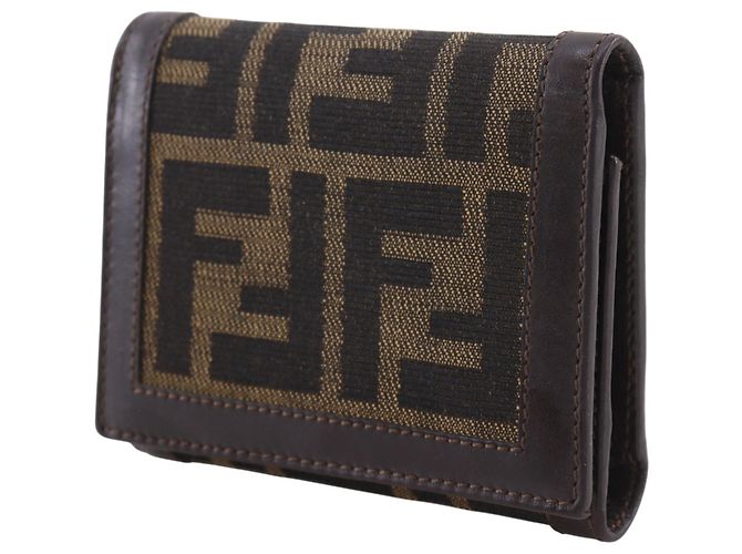 Fendi Zucca Tri-fold Wallet Braun - Ansicht 2
