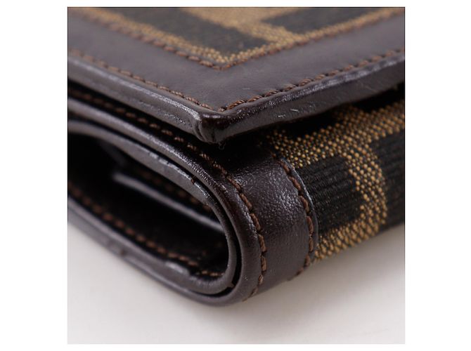 Fendi Zucca Tri-fold Wallet Braun - Ansicht 4