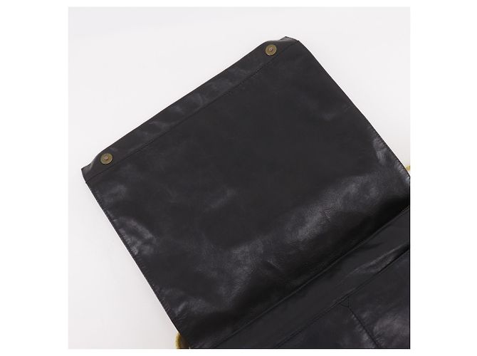 Borsa a tracolla Bally Trainspotting Nero Giallo - vista 6