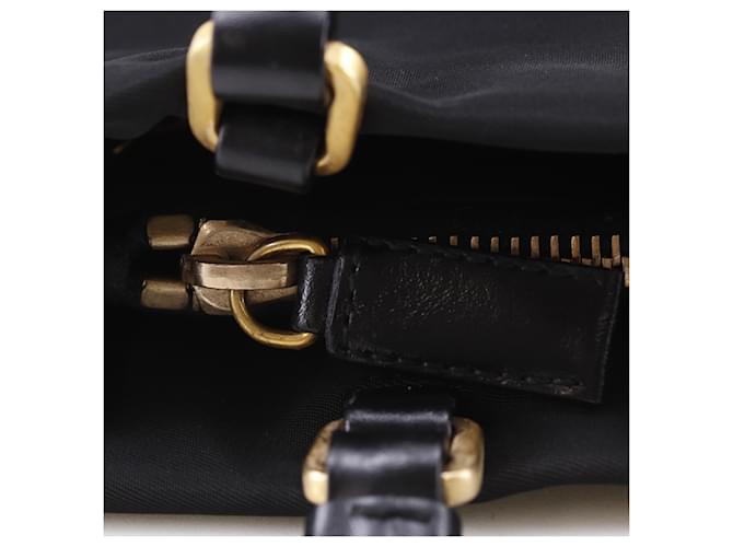 Borsa Tote in Nylon Nero Prada - vista 10