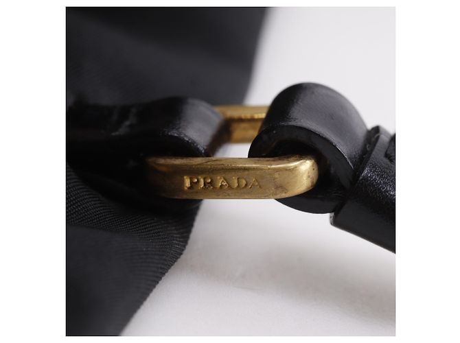 Borsa Tote in Nylon Nero Prada - vista 11