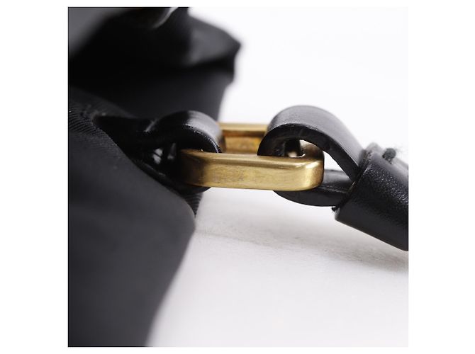 Borsa Tote in Nylon Nero Prada - vista 12