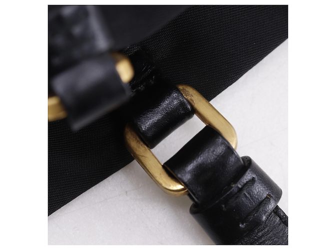 Borsa Tote in Nylon Nero Prada - vista 13
