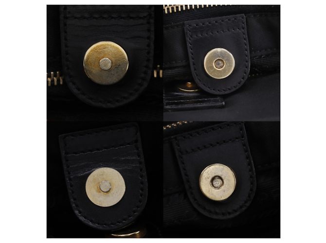 Borsa Tote in Nylon Nero Prada - vista 15