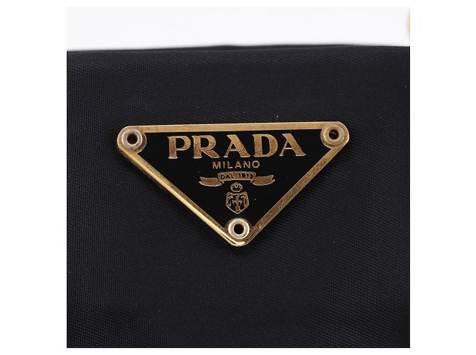 Borsa Tote in Nylon Nero Prada - vista 16