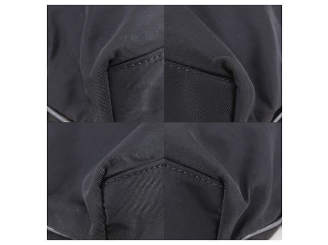 Borsa Tote in Nylon Nero Prada - vista 4
