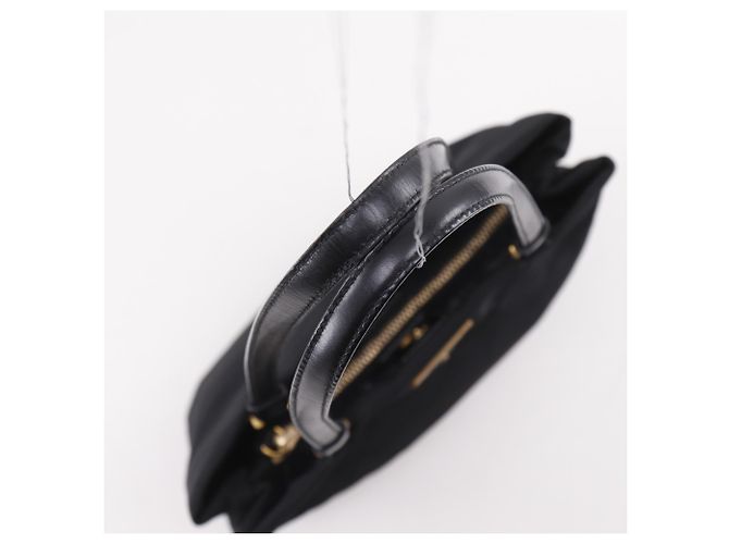Borsa Tote in Nylon Nero Prada - vista 5
