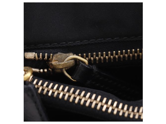 Borsa Tote in Nylon Nero Prada - vista 9