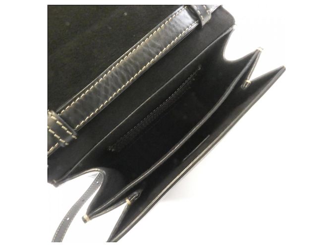 Borsa a Spalla Fendi Calligraphy 8BT317 AAIW Nero - vista 6
