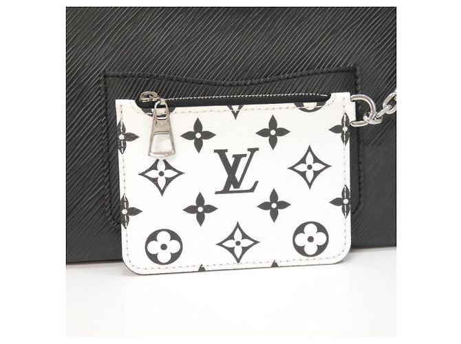 Borsa a Spalla Louis Vuitton Epi Marelle M80689 Nero - vista 4