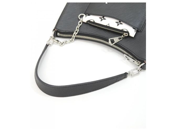 Borsa a Spalla Louis Vuitton Epi Marelle M80689 Nero - vista 5