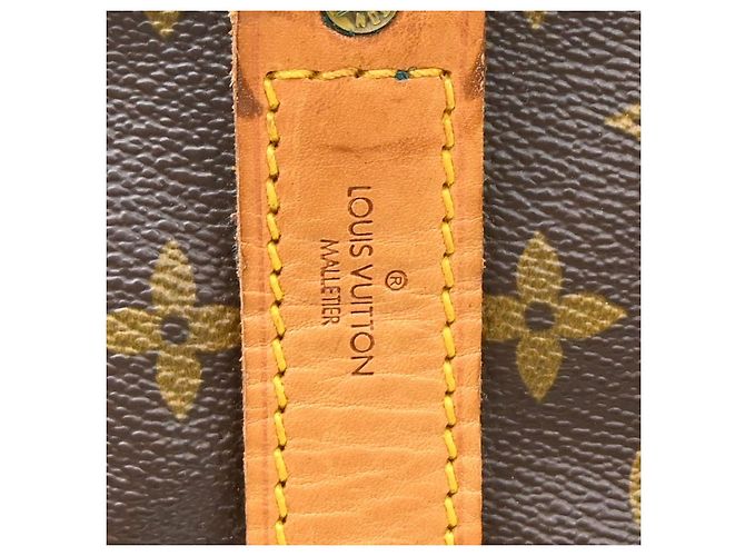Louis Vuitton Keepall Bandouliere Monogram Canvas 60 Marrone - vista 4