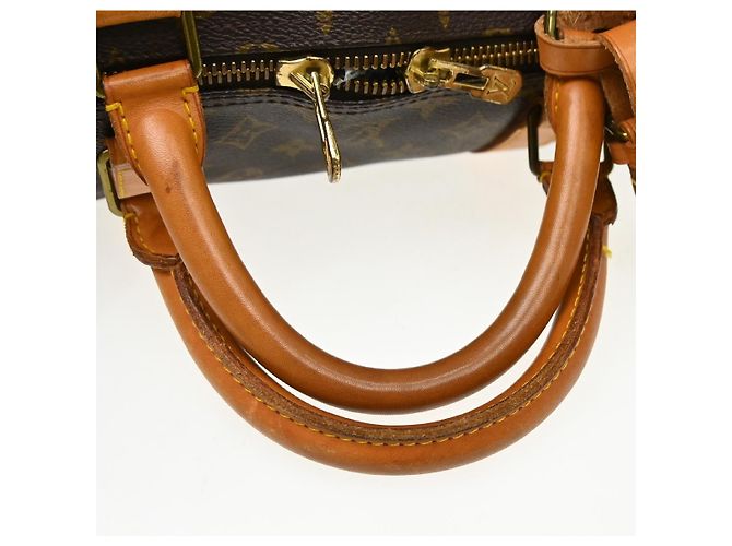 Louis Vuitton Keepall Bandouliere Monogram Canvas 60 Marrone - vista 7