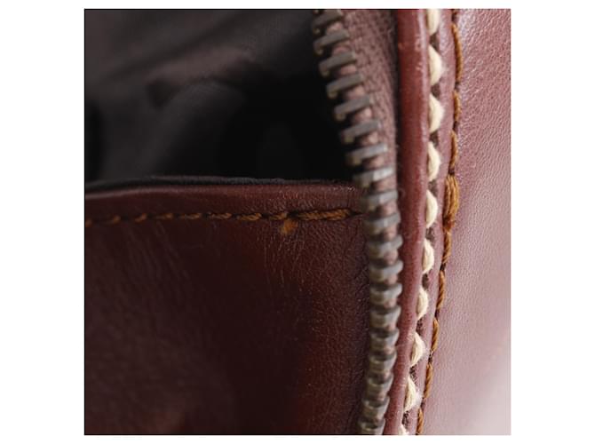 Borsa Chanel Wild Stitch Marrone Rosso - vista 6