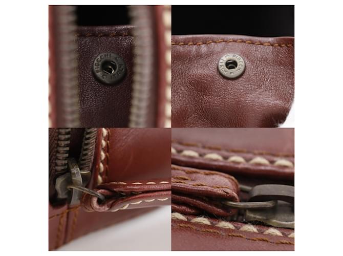 Borsa Chanel Wild Stitch Marrone Rosso - vista 8