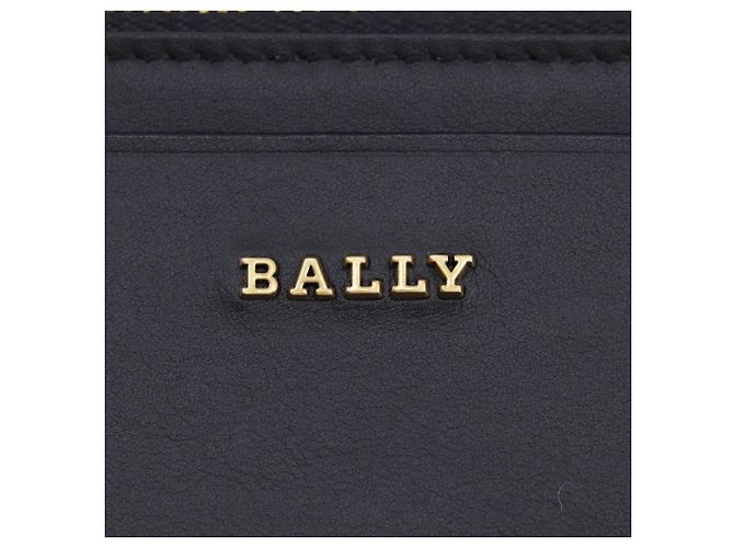 Bally Schultertasche aus schwarzem Leder - Ansicht 15