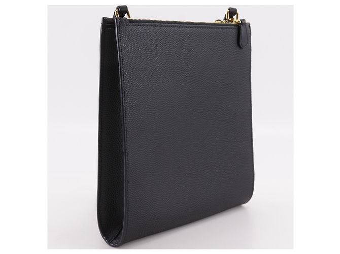Bally Schultertasche aus schwarzem Leder - Ansicht 3