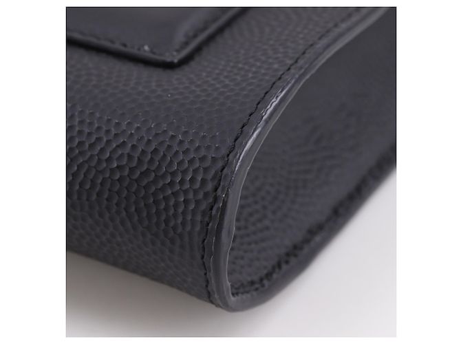 Bally Schultertasche aus schwarzem Leder - Ansicht 5