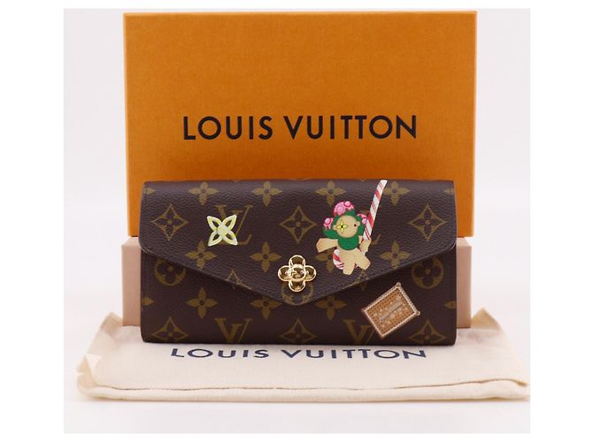 Sarah Louis Vuitton Monogram Long Wallet Braun - Ansicht 12