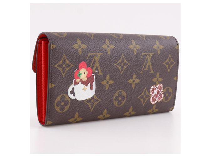 Sarah Louis Vuitton Monogram Long Wallet Braun - Ansicht 3