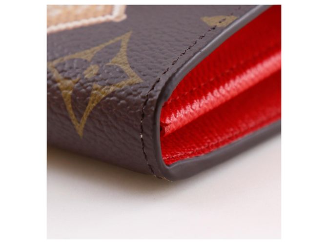 Sarah Louis Vuitton Monogram Long Wallet Braun - Ansicht 5