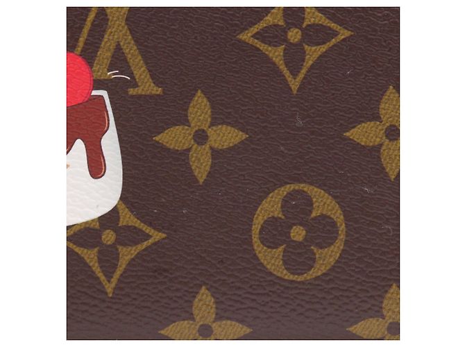 Sarah Louis Vuitton Monogram Long Wallet Braun - Ansicht 8
