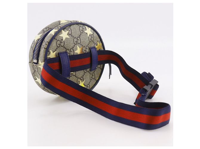 Marsupio per bambini Gucci Star Pouch Marrone - vista 3