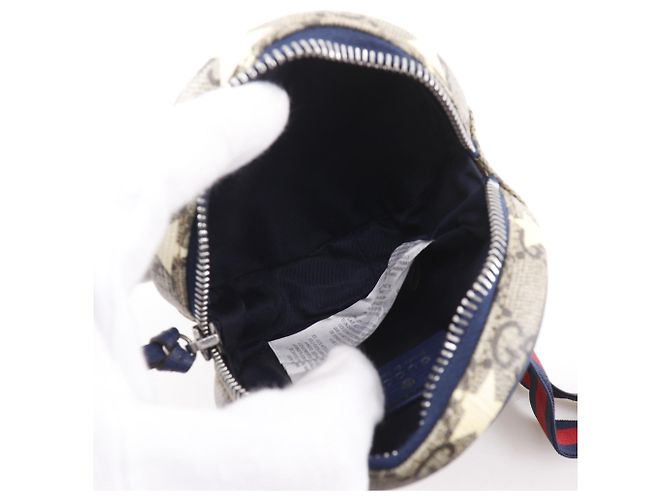 Marsupio per bambini Gucci Star Pouch Marrone - vista 6