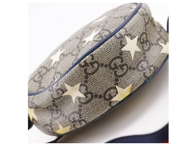 Marsupio per bambini Gucci Star Pouch Marrone - vista 9