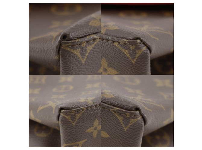 Borsa a Spalla Louis Vuitton Saint Michel Marrone Rosso - vista 4