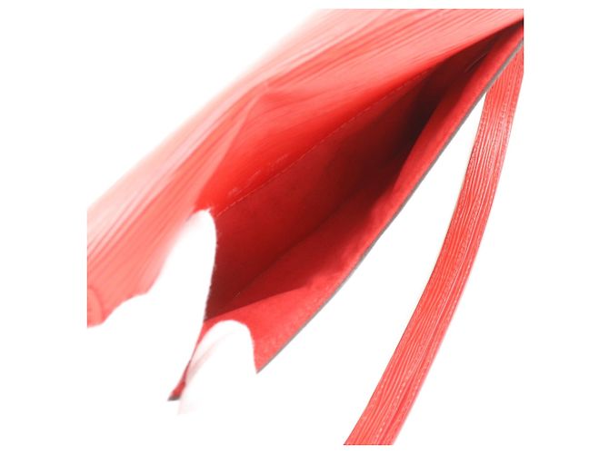 Borsa a Spalla Louis Vuitton Saint Michel Marrone Rosso - vista 7