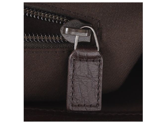 Borsa Tote Gucci GG Supreme Canvas Marrone - vista 10