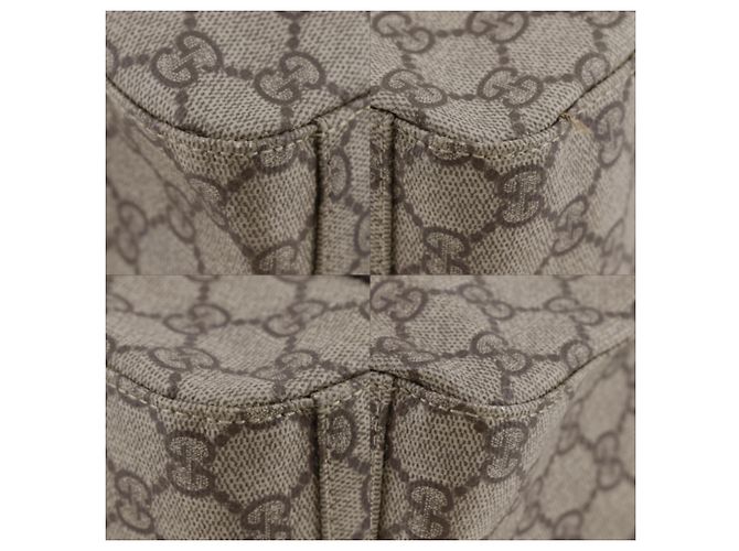Borsa Tote Gucci GG Supreme Canvas Marrone - vista 4