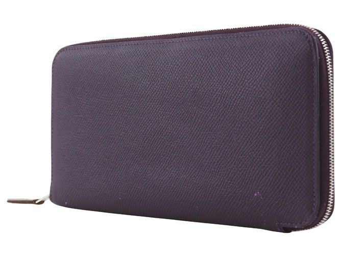 Monedero de cuero Epsom morado Hermès Púrpura - vista 2