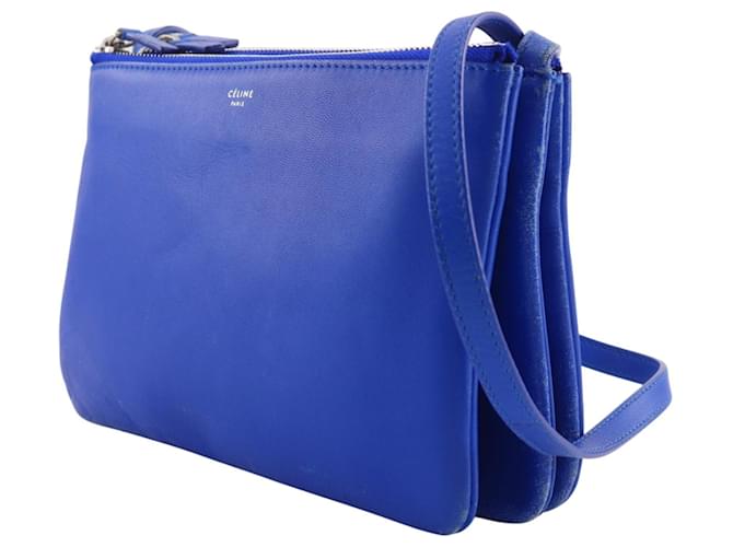 Céline Borsa a Spalla Celine Trio Small Blu - vista 2