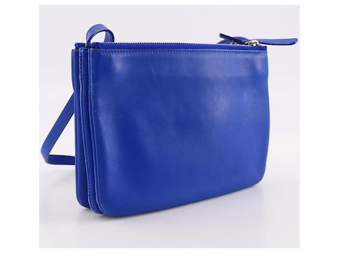 Céline Borsa a Spalla Celine Trio Small Blu - vista 3