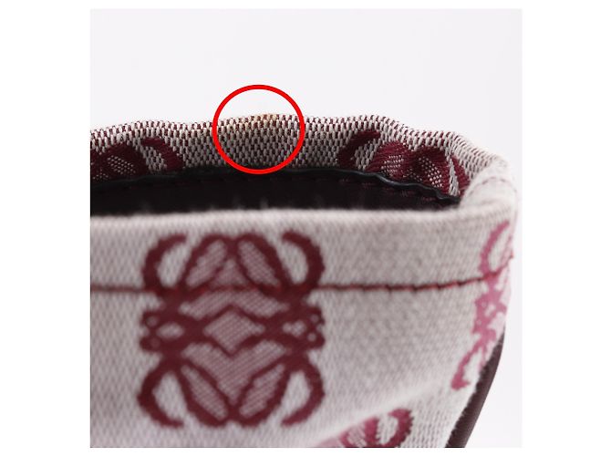 Borsa Tote Loewe Anagram Rosso - vista 12