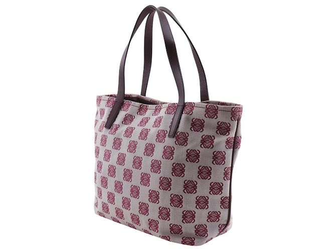 Borsa Tote Loewe Anagram Rosso - vista 2