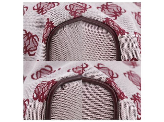Borsa Tote Loewe Anagram Rosso - vista 4